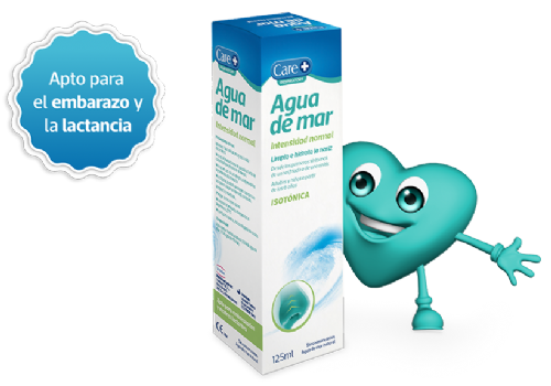 Care+ agua de mar isotonica intensidad normal (125 ml)